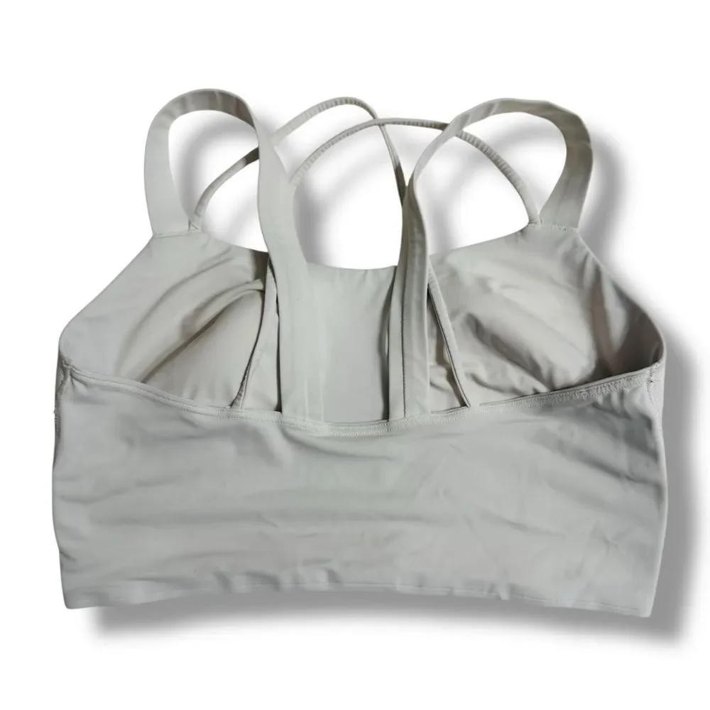 Lululemon Like a Cloud Bra White No Size Pilates Princess Athleisure Core
